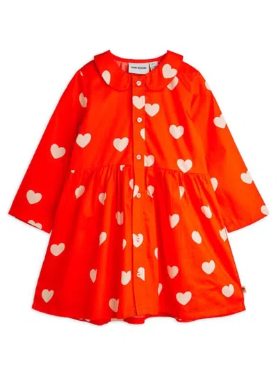 Mini Rodini "hearts" Dress In Red