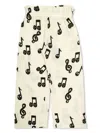Mini Rodini Note Trousers In White