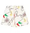 Mini Rodini Nautical Cotton Jersey Shorts In Multicolor