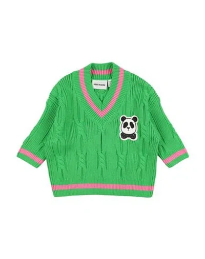 Mini Rodini Babies'  Toddler Girl Sweater Green Size 7 Organic Cotton