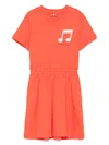 Mini Rodini Note-print Dress In Red