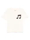 Mini Rodini Kids Note Chenille T-shirt In Neutrals