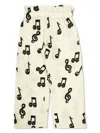 Mini Rodini Note Trousers In White