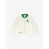 Mini Rodini Embroidered Logo Jacket In White