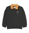 Mini Rodini Cotton Jersey Sweatshirt In Black