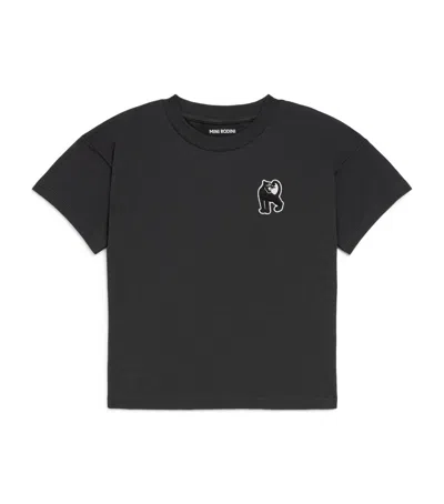 MINI RODINI ORGANIC COTTON PANTHER PATCH T-SHIRT