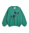 Mini Rodini Organic Cotton Ritzratz Sweatshirt In Green