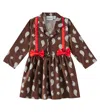 Mini Rodini Paisley-print Dress In Brown