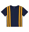 Mini Rodini Printed Cotton T-shirt In Blue
