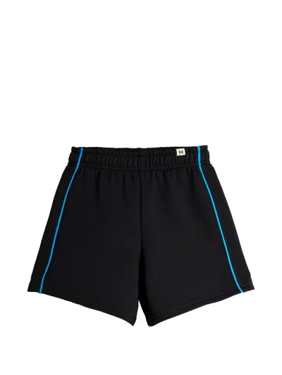 Mini Rodini Babies' Piped Shorts In Black