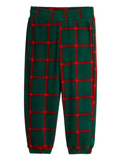 Mini Rodini Kids' Plaid Trousers In Green