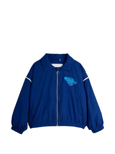 Mini Rodini Planet-detail Jacket In Blue