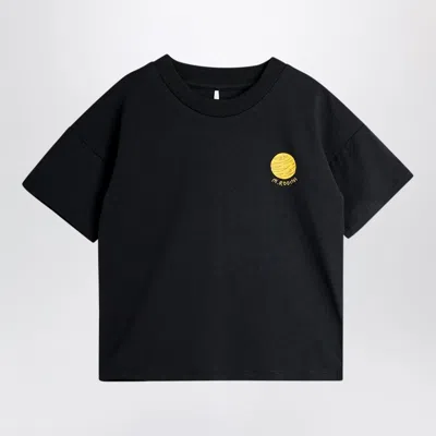 Mini Rodini Planet Print T-shirt For Men In Black