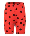 Mini Rodini Polka Dot Shorts In Red