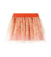 Mini Rodini Polka-dot Tulle And Cotton-blend Skirt In Multi