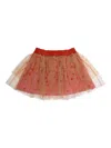 Mini Rodini Polka-dot Tulle Skirt In Pink