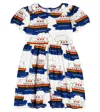 Mini Rodini Printed Cotton Dress In Multi