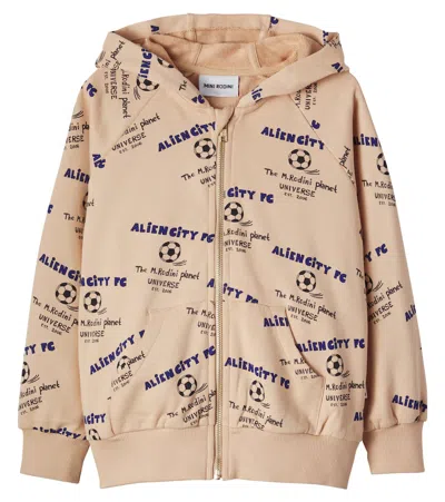 Mini Rodini Kids' Printed Cotton Sweatshirt In Neutral