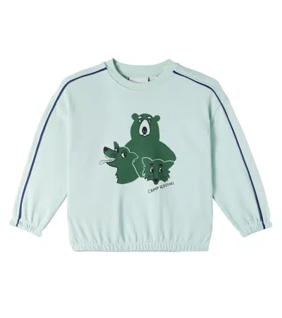 Mini Rodini Kids' Printed Cotton Jersey Sweatshirt