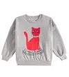 Mini Rodini Grey T-shirt In Organic Cotton In Grey