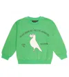 Mini Rodini Printed Cotton Sweatshirt In Green