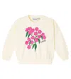 Mini Rodini Printed Cotton Sweatshirt In Neutral