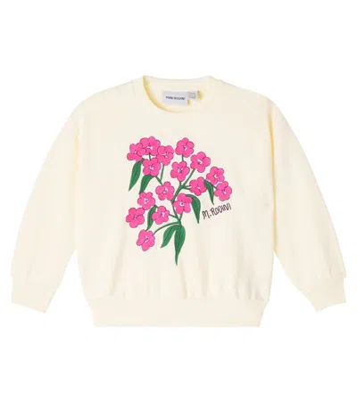 Mini Rodini Kids' Printed Cotton Sweatshirt In Neutral