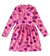 Mini Rodini Printed Dress In Pink