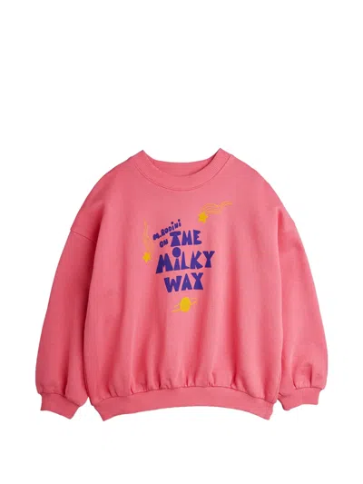 Mini Rodini Kids' Printed Sweatshirt In Pink