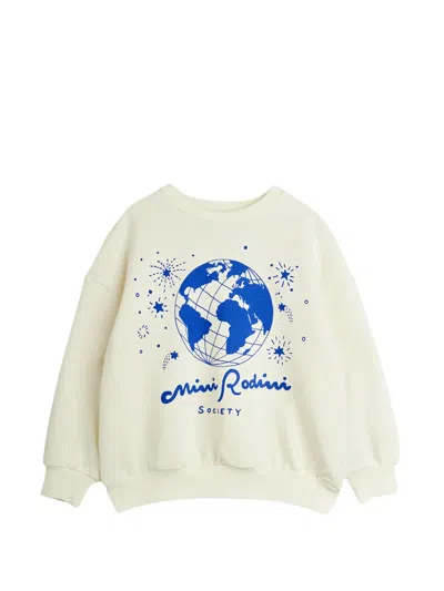 Mini Rodini Babies' Printed Sweatshirt In White