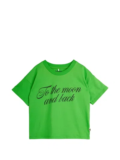 Mini Rodini Kids' Printed T-shirt In Green
