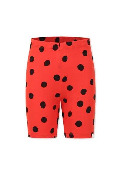 MINI RODINI RED SHORTS FOR GIRL WITH POLKA DOTS