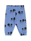 Mini Rodini Ritzratz Cotton Track Pants In Blue
