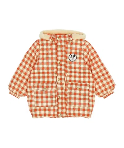 Mini Rodini Ritzratz Gingham Heavy Puffer Jacket In Multi