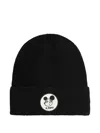 Mini Rodini Ritzratz-patch Beanie In Black