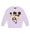 Mini Rodini Sweatshirt Ritzratz Aus Baumwoll-jersey In Purple