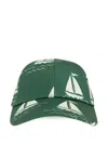 Mini Rodini Sailing Boats Cap In Green