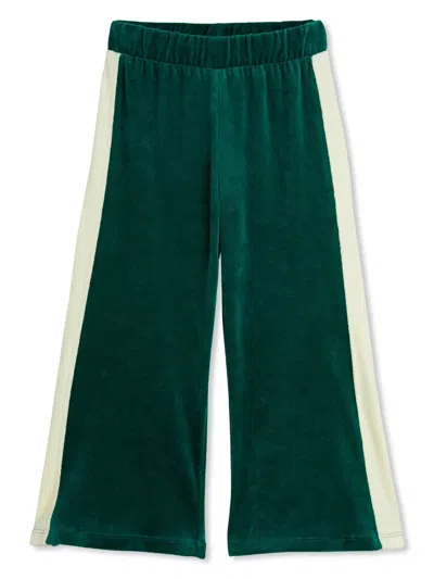 Mini Rodini Kids' Sailor Track Pants In Green