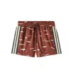 Mini Rodini Seagull Swim Trunks In Brown