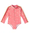 Mini Rodini Seagull Swimsuit In Multicoloured