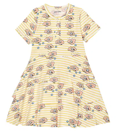 Mini Rodini Kids' Seashell Cotton Dress In Multi