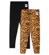 Mini Rodini Set Of 2 Jersey Leggings In Multi
