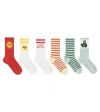 Mini Rodini Set Of 6 Printed Cotton-blend Socks