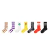 Mini Rodini Set Of 7 Printed Cotton-blend Socks In Multicoloured