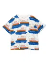 Mini Rodini Ship-print T-shirt In Multi