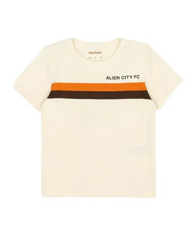 Mini Rodini Short-sleeved T-shirt In Neutral