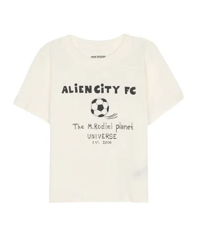 Mini Rodini Short-sleeved T-shirt In Neutral