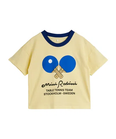 Mini Rodini Kids' Short-sleeved T-shirt In Neutral