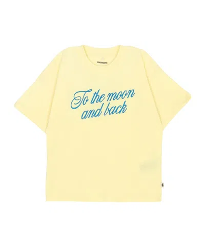 Mini Rodini Short-sleeved T-shirt In Yellow