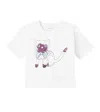 Mini Rodini Siamese Printed Cotton Jersey T-shirt In White